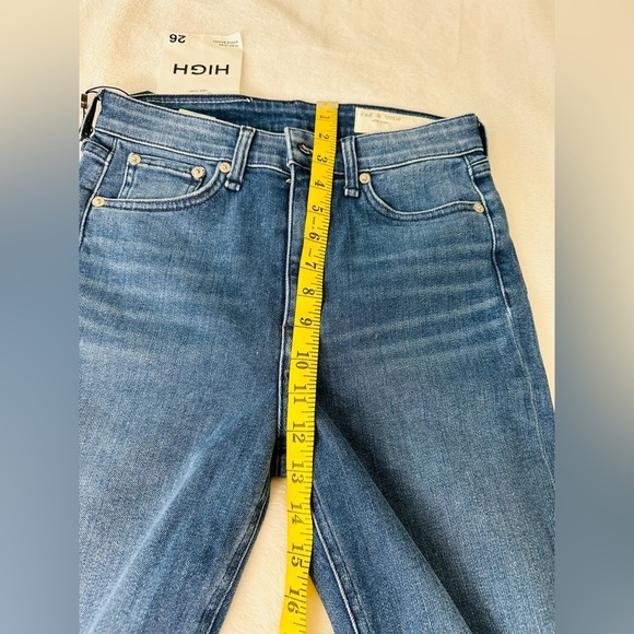 Rag & Bone Valencia Release Nina High Rise Ankle Skinny Jeans Size 26 - Picture 9 of 14